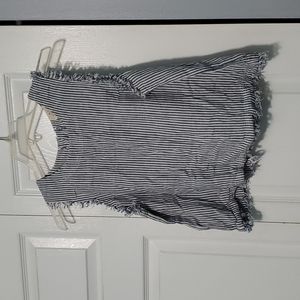 Denim Button Up the Back top